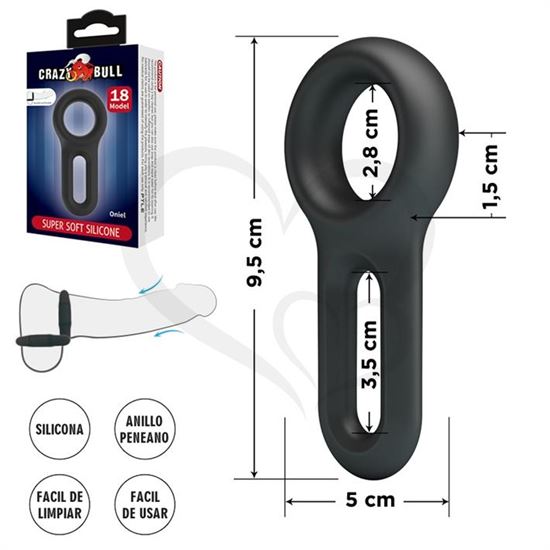Anillo de Silicona Suave - Erecciones Firmes y Duraderas